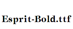 Esprit-Bold