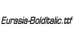 Eurasia-BoldItalic