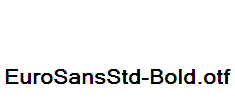 EuroSansStd-Bold