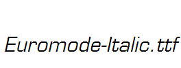 Euromode-Italic