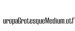 EuropaGrotesqueMedium