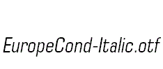 EuropeCond-Italic