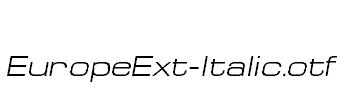 EuropeExt-Italic
