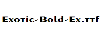 Exotic-Bold-Ex