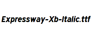 Expressway-Xb-Italic