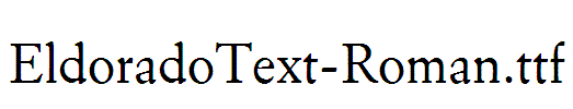 EldoradoText-Roman