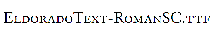 EldoradoText-RomanSC