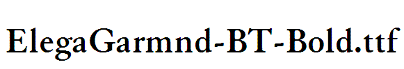 ElegaGarmnd-BT-Bold