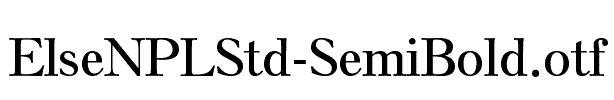 ElseNPLStd-SemiBold