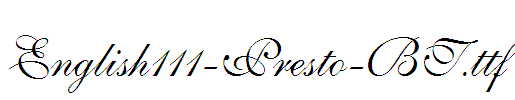 English111-Presto-BT