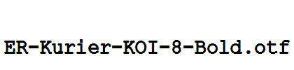 ER-Kurier-KOI-8-Bold