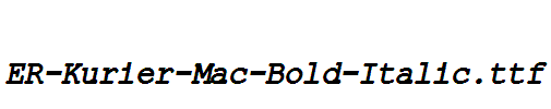 ER-Kurier-Mac-Bold-Italic