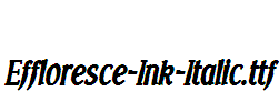 Effloresce-Ink-Italic