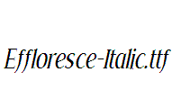 Effloresce-Italic