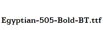 Egyptian-505-Bold-BT