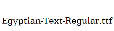 Egyptian-Text-Regular