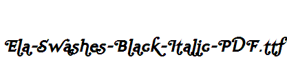 Ela-Swashes-Black-Italic-PDF