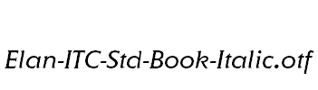 Elan-ITC-Std-Book-Italic