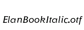 ElanBookItalic