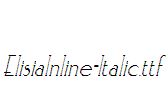 ElisiaInline-Italic