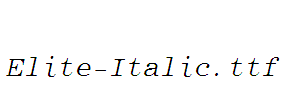 Elite-Italic