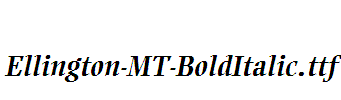 Ellington-MT-BoldItalic