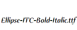 Ellipse-ITC-Bold-Italic