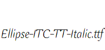 Ellipse-ITC-TT-Italic