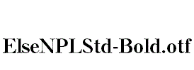 ElseNPLStd-Bold