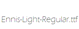 Ennis-Light-Regular