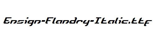 Ensign-Flandry-Italic