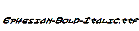 Ephesian-Bold-Italic