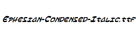 Ephesian-Condensed-Italic