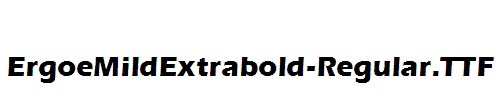 ErgoeMildExtrabold-Regular