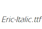 Eric-Italic