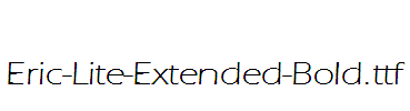 Eric-Lite-Extended-Bold