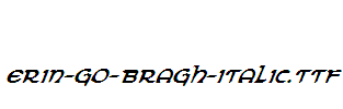 Erin-Go-Bragh-Italic