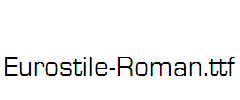 Eurostile-Roman