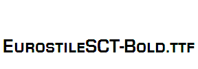 EurostileSCT-Bold