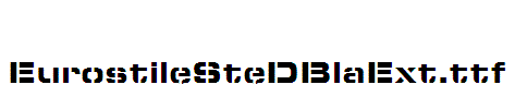 EurostileSteDBlaExt