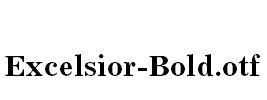 Excelsior-Bold