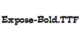 Expose-Bold
