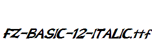 FZ-BASIC-12-ITALIC