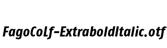 FagoCoLf-ExtraboldItalic