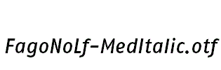 FagoNoLf-MedItalic