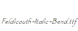 Feldicouth-Italic-Bend