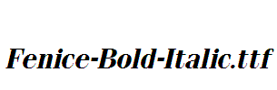 Fenice-Bold-Italic