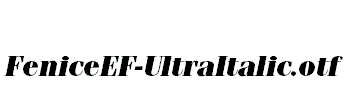 FeniceEF-UltraItalic