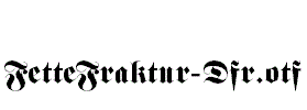 FetteFraktur-Dfr