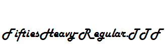 FiftiesHeavy-Regular